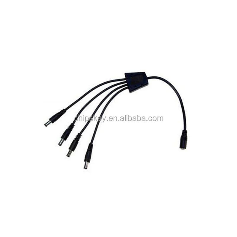 4-Way 2.1mm DC Barrel Jack Splitter