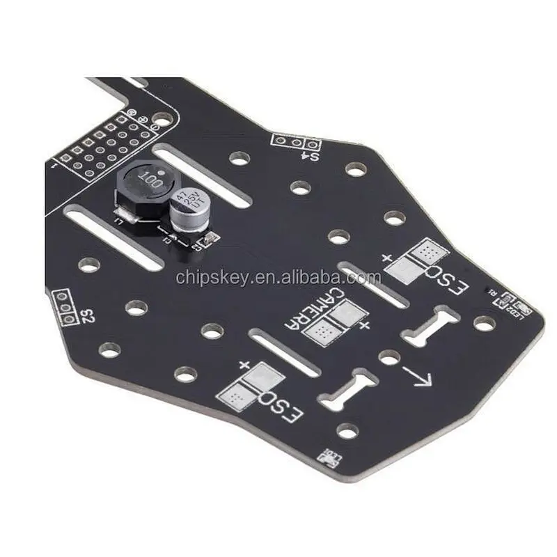 PDB PCB Power Distribution Board 5/12 BEC Buzzer LED Fr QAV250 ZMR250 Naze32 CC3D