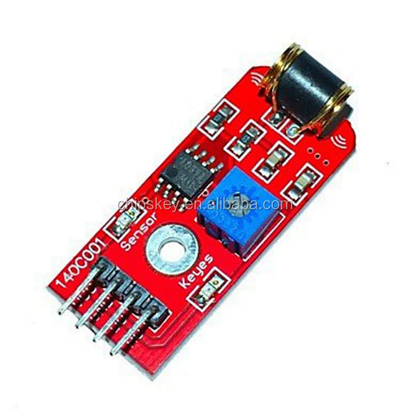 801S Vibration Sensor Module - Red (DC 3~5V)