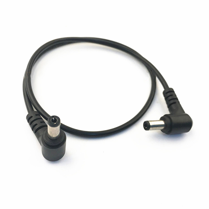 Right Angle 90 Degree DC 12V Power Plug DC Cable