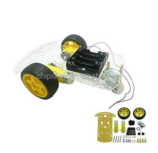 DIY Smart Car Chassis Tracing Car With Belt Encoder Battery Holder For Arduinos