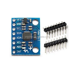 GY-521 MPU-6050 module; triaxial accelerometer; gyroscope 6DOF module