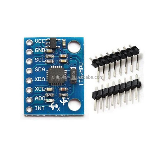GY-521 MPU-6050 module; triaxial accelerometer; gyroscope 6DOF module