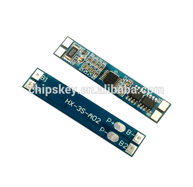 HX-3S-A02 3 series 12V18650 lithium battery board 11.1V 12.6V 8A anti-overcharge and over discharge limit