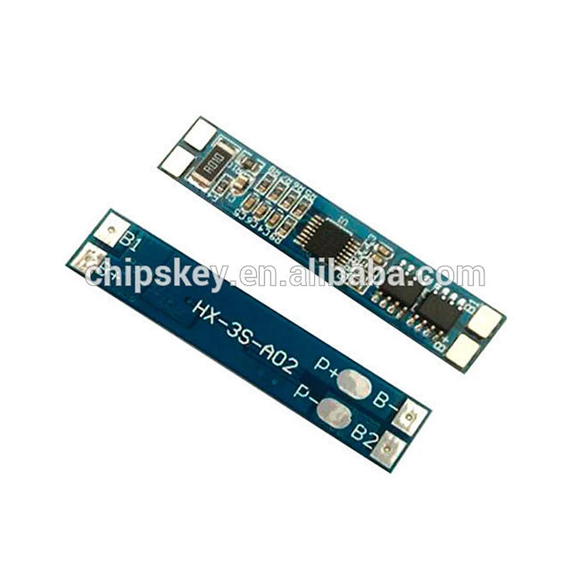 HX-3S-A02 3 series 12V18650 lithium battery board 11.1V 12.6V 8A anti-overcharge and over discharge limit