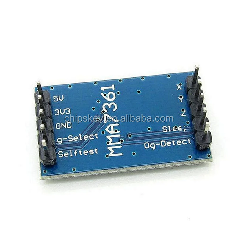 The ADXL345 angle sensor tilt sensor acceleration module, alternative MMA7260