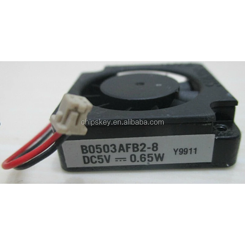 B0503AFB2-8 30x30x10 blower/side fan 5V 0.13A 0.65W