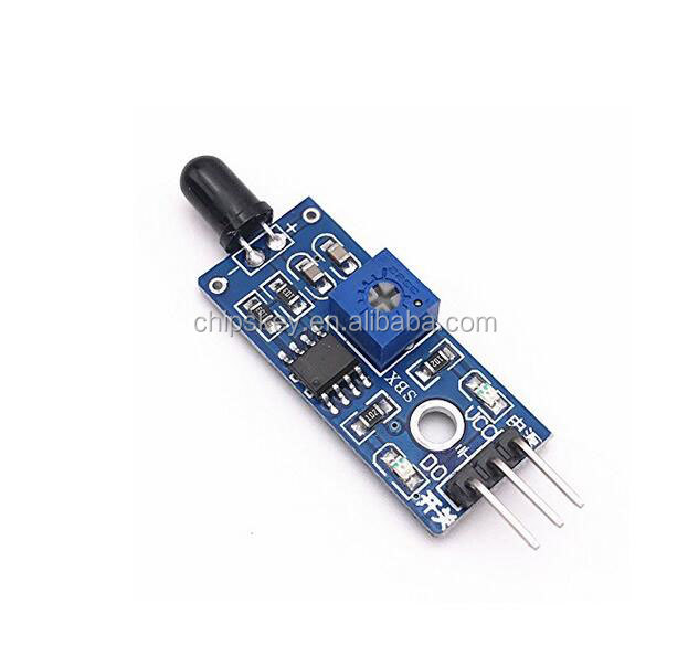 Fire detection flame sensor module; fire source detection modules; infrared receiver module