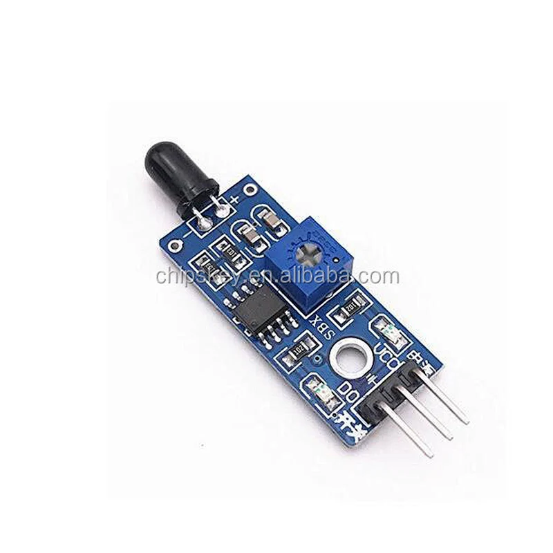 Fire detection flame sensor module; fire source detection modules; infrared receiver module