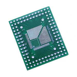 QFP TQFP LQFP TQFP32 TQFP44 TQFP64 TQFP80 TQFP100 0.5MM 0.8MM Pitch IC adapter Socket Adapter plate / PC