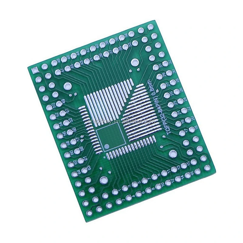 QFP TQFP LQFP TQFP32 TQFP44 TQFP64 TQFP80 TQFP100 0.5MM 0.8MM Pitch IC adapter Socket Adapter plate / PC