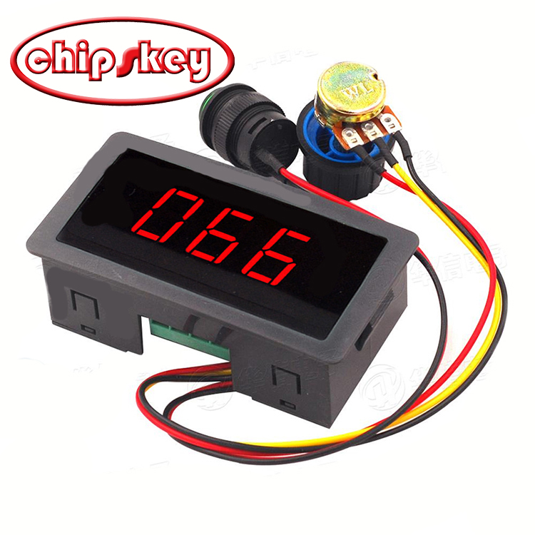 CCM5D digital display PWM DC motor speed controller 6V12V24V stepless speed control switch / controller display shell
