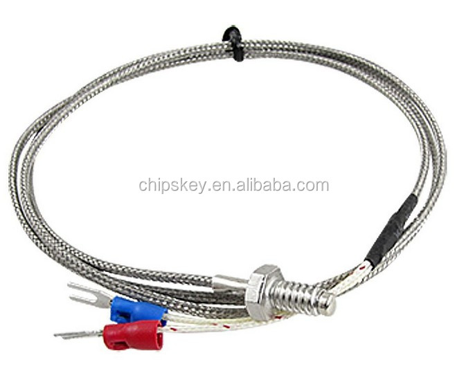 M6 Screw Temperature Sensor Thermocouple K type with 2m cable