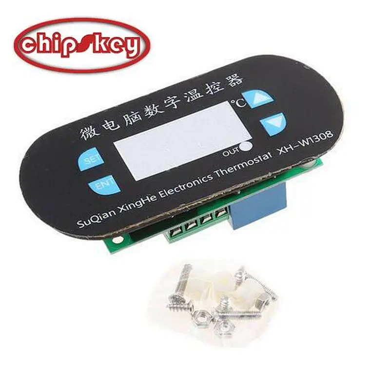 XH-W1308 W1308 Adjustable Digital Cool Heat Sensor Red Display Temperature Controller Thermostat Switch DC 12V