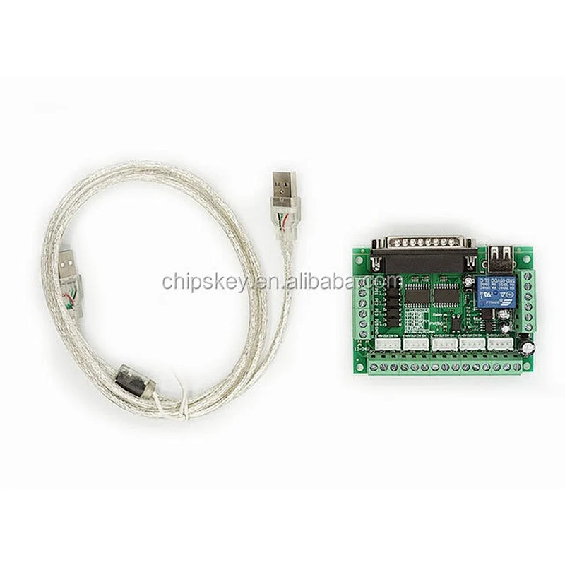 MACH3 CNC 5 Axis Interface Breakout Board For Stepper Motor Driver CNC Mill ST