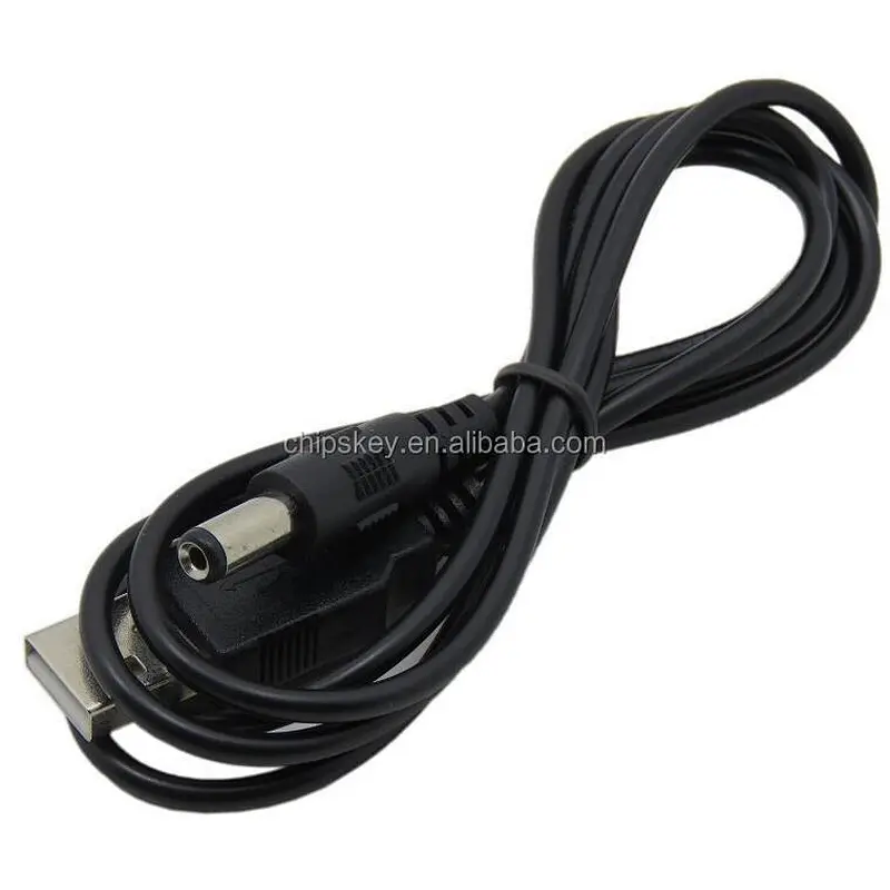 USB to DC 5.5*2.1 Plug power supply line USB power cable