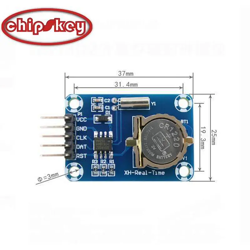Chipskey XH-M211 real-time clock module with battery CR2032