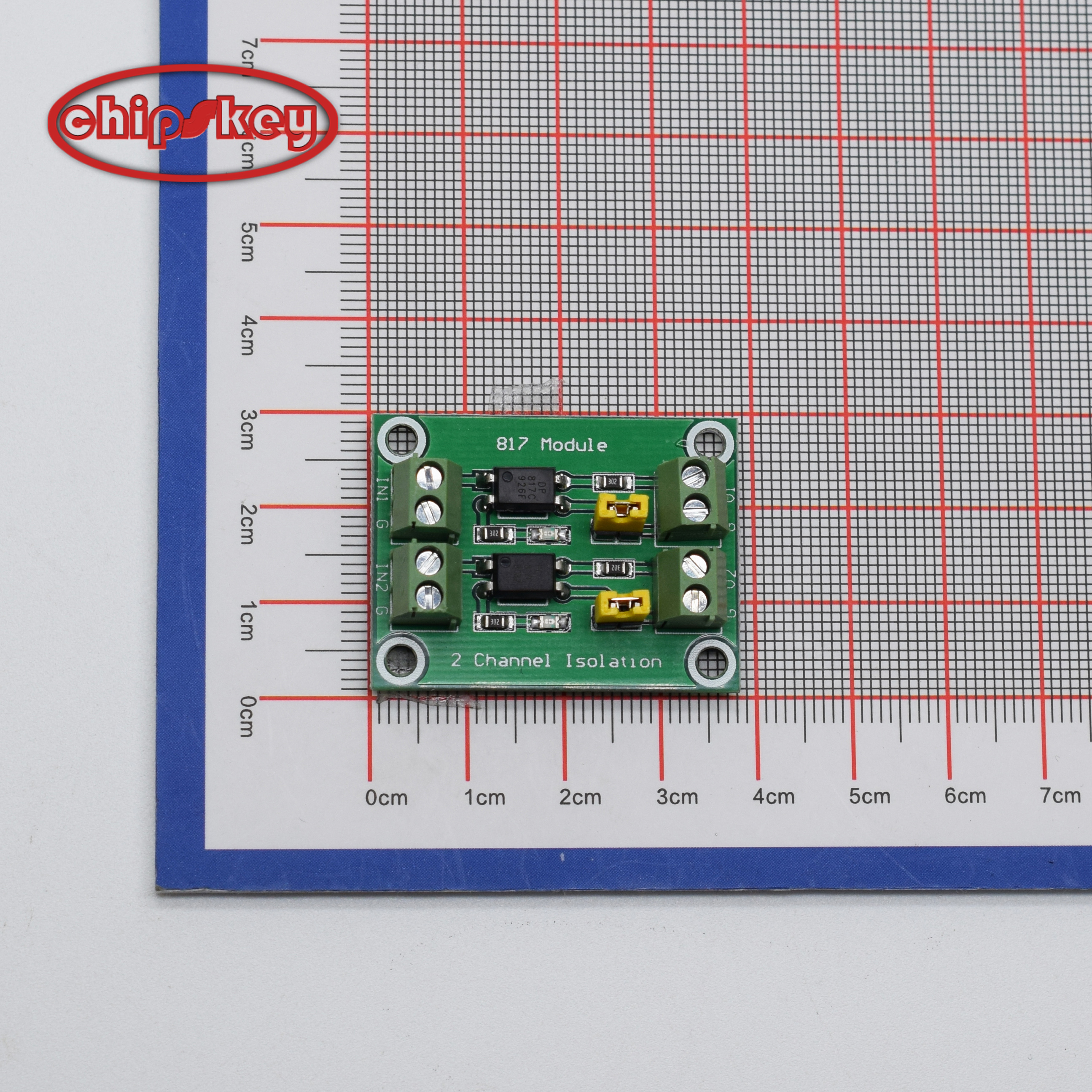 817 optocoupler 2-way voltage isolation board voltage control transfer module drive photoelectric isolation module