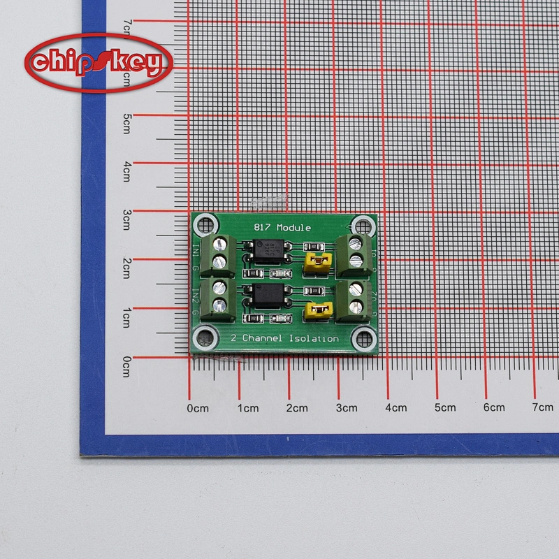817 optocoupler 2-way voltage isolation board voltage control transfer module drive photoelectric isolation module