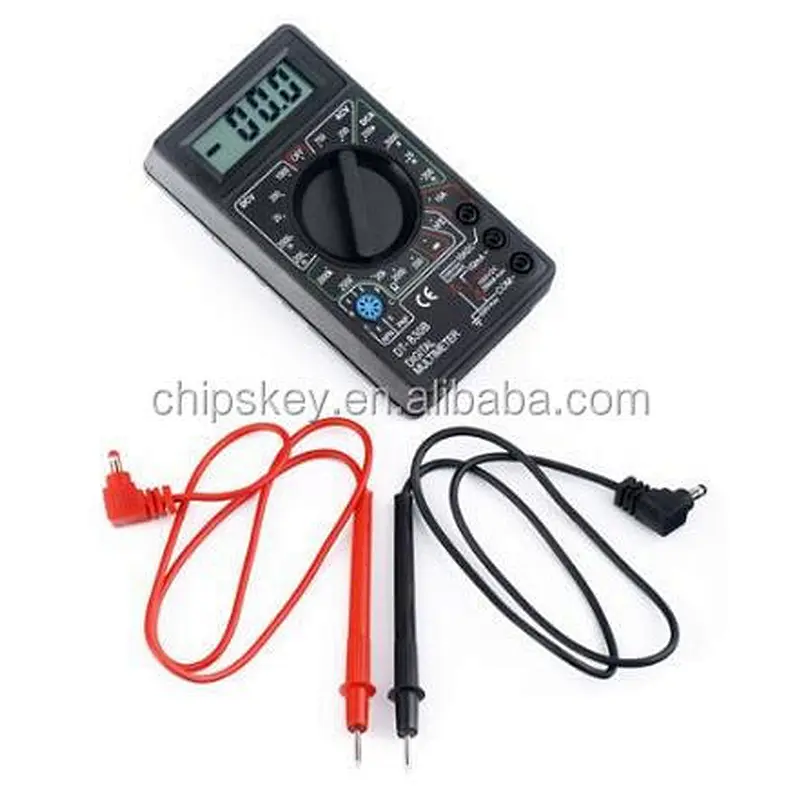 LCD Digital Voltmeter Ammeter Ohm Multimeter DT830B