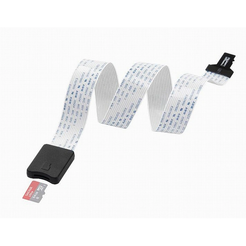 TF to Micr SD Card Flex Extension Cable Extender Adapter Reader 48CM