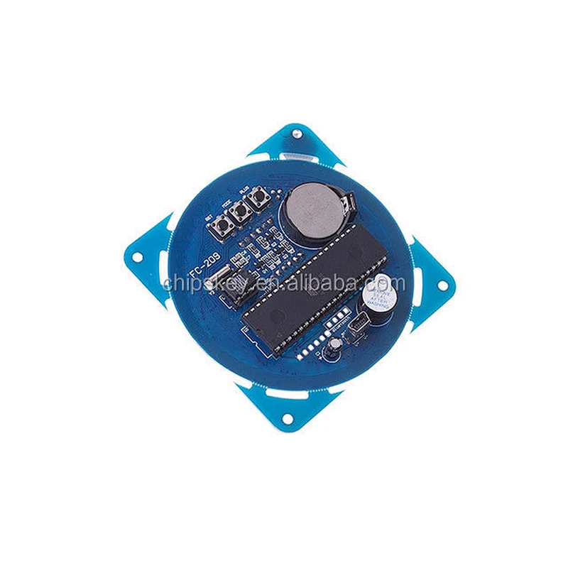 DIY DS1302 Rotation LED Electronic Clock Kit 51 SCM Learning Board