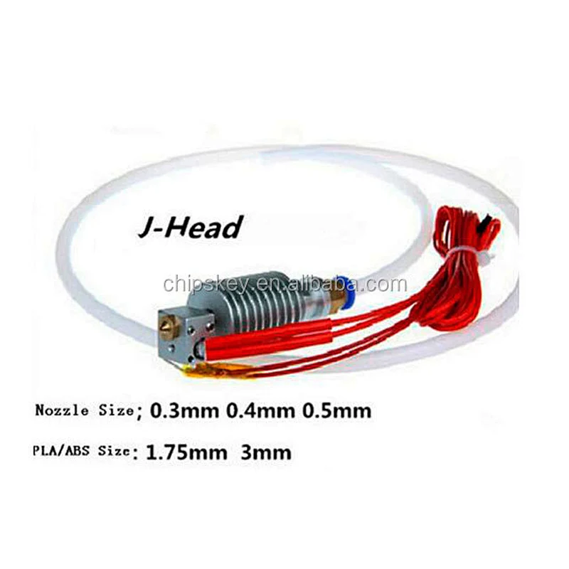 V5 0.5/3MM 3D Printer Assembled Long-Distance J-Head for Bowden Extruder J-head MKIV MKV Hotend