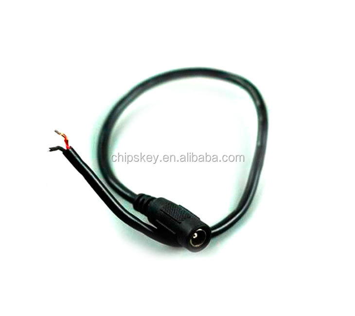 5.5*2.1MM Female Power Plug Cable 30cm Length