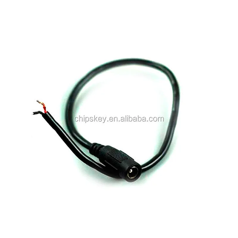 5.5*2.1MM Female Power Plug Cable 30cm Length