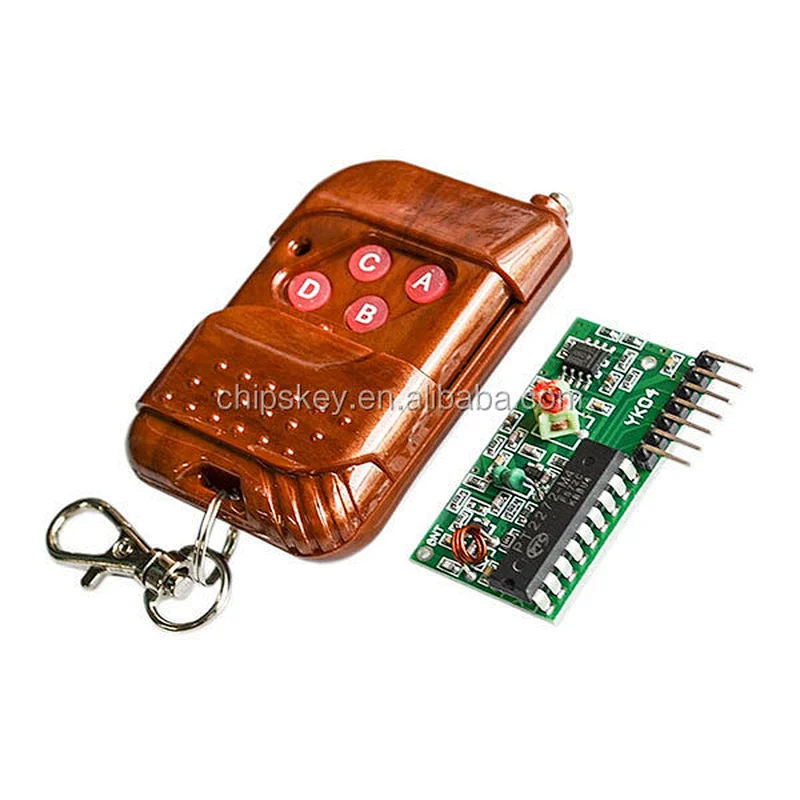 2262/2272 four-way wireless remote control kit M4 non-lock receiver plate , four-button wireless remote control