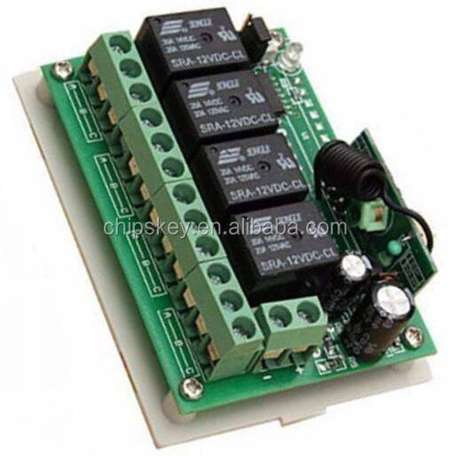 RF Wireless Remote Control universal remote control code grabber Radio Switch Transmitter Receiver DC12V 4 CH