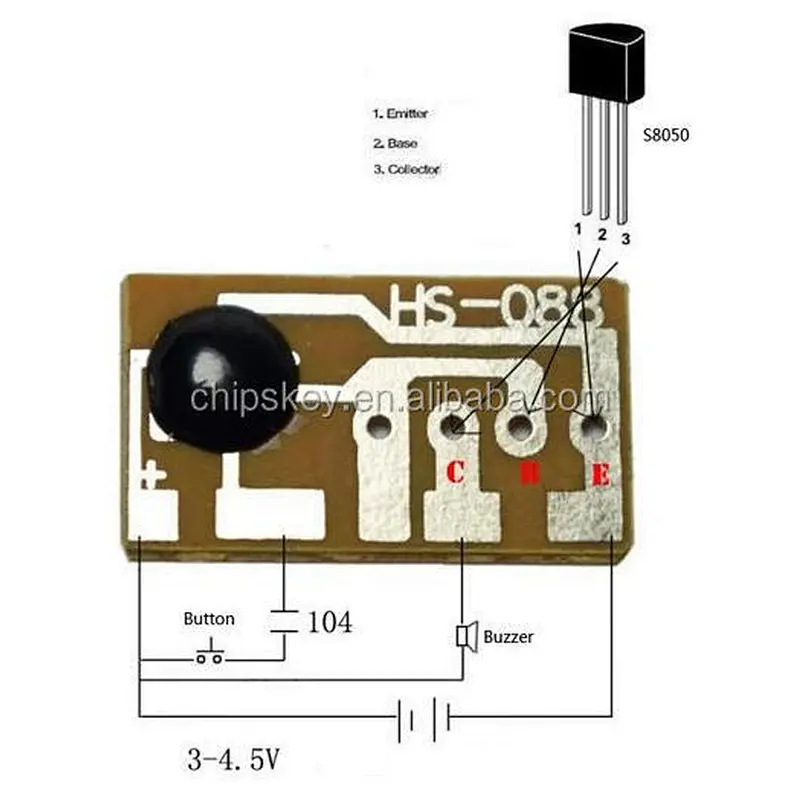 Musical ding-dong doorbell hs088