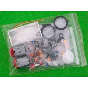 D2-5 Intelligent Tracing Car Kit Inspection Line Car Experiment Parts Electromechanical Assembly Electronic Assembly DIY (It is
