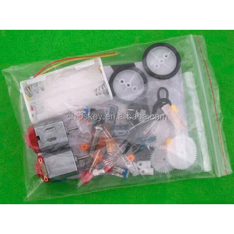 D2-5 Intelligent Tracing Car Kit Inspection Line Car Experiment Parts Electromechanical Assembly Electronic Assembly DIY (It is