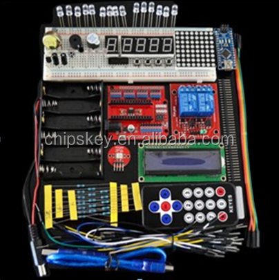 Starter Kit 1602 LCD Servo Motor Dot Matrix Breadboard LED kit 01