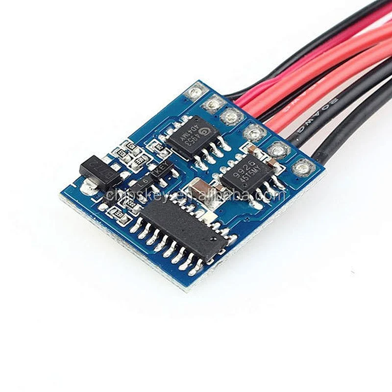 RC ESC 10A Brushed Electrolic Speed Controller for 1/16 1/18 1/24 (without brake) car and boat