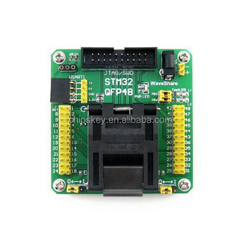 STM32-QFP48 STM32 STM32F STM32F1 STM32L LQFP48 QFP48 Program Programmer Programming JTAG SWD Port Yamaichi IC Test & Burn-in IC5