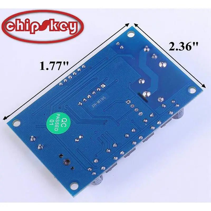 Chipskey XH-M196 12V Clock Timer Controller 24H Timing Three Groups Time Memory Control Module