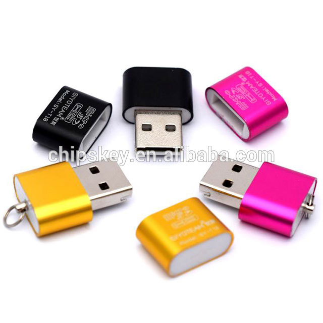 SY-T18 Portable Mini USB 2.0 Micr SD TF T-Flash Memory Card Reader Adapter Flash Drive SD flash memory