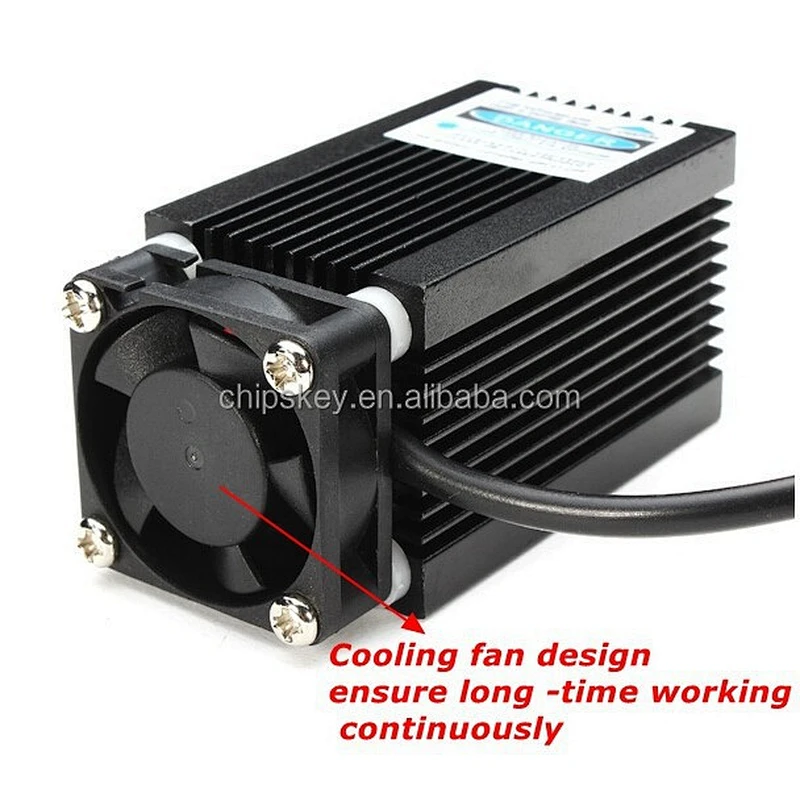 450nm 1W 1000mW Blue Laser Module With Holder For DIY Laser Cutter