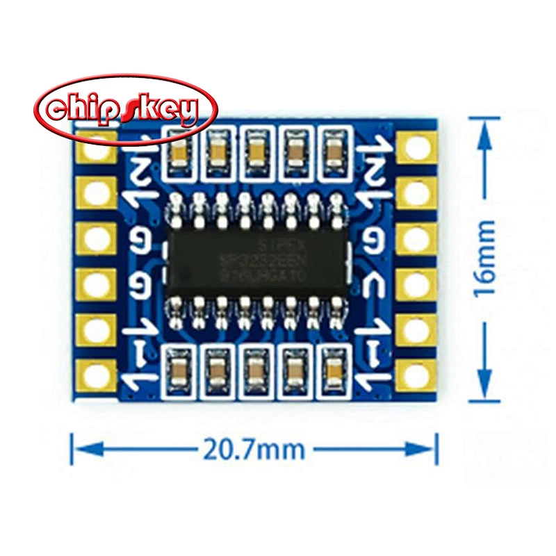 Dual channel RS232 SP3232 TTL to RS232 module/ RS232 to TTL/ serial port module