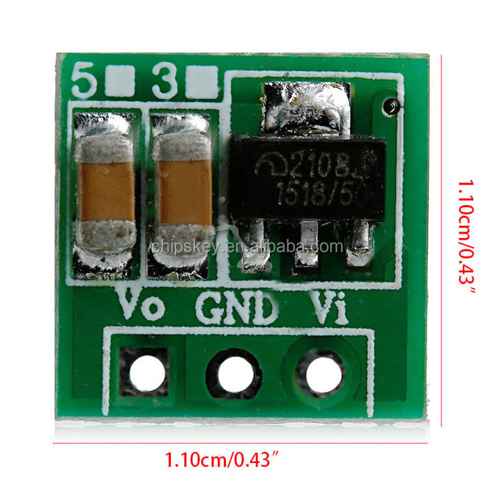 1.5V 1.8V 2.5V 3V 3.3V 3.7V 4.2V to 5V DC-DC boost converter module voltage Regulator