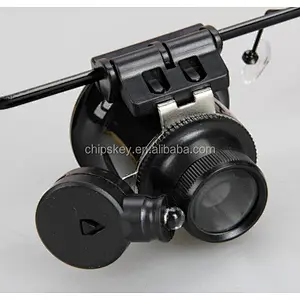Watch Repair Magnifier Loupe 20X Glasses With LED Light