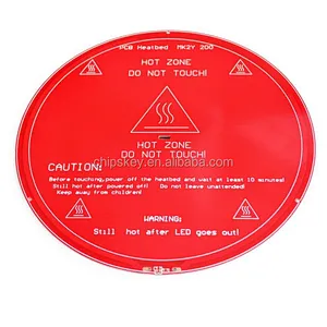 MK2Y Round Heatbed Similar to MK3 3D-printer PCB Heated Bed Plate Reprap Heating Diameter 200mm
