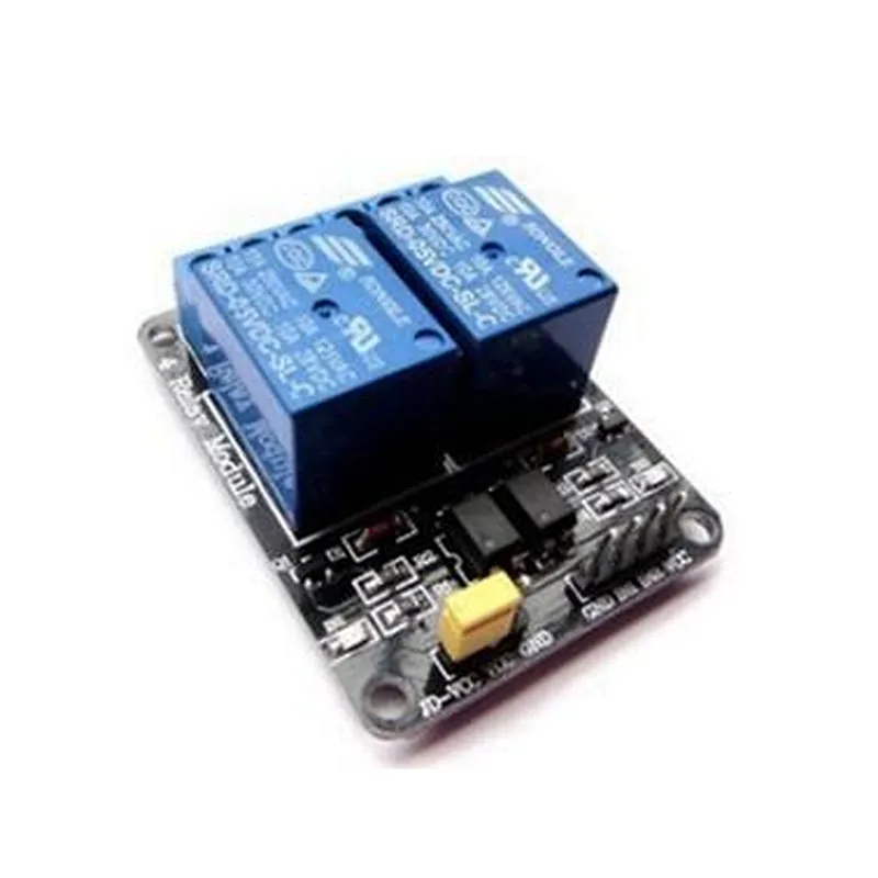 2-channel relay module relay expansion board relay module; optical coupling 5V