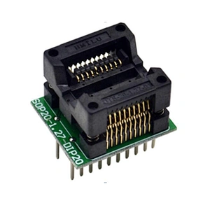Chip programmer SOP20 + 5 1.27 wide body SOP8 adapter socket to DIP20