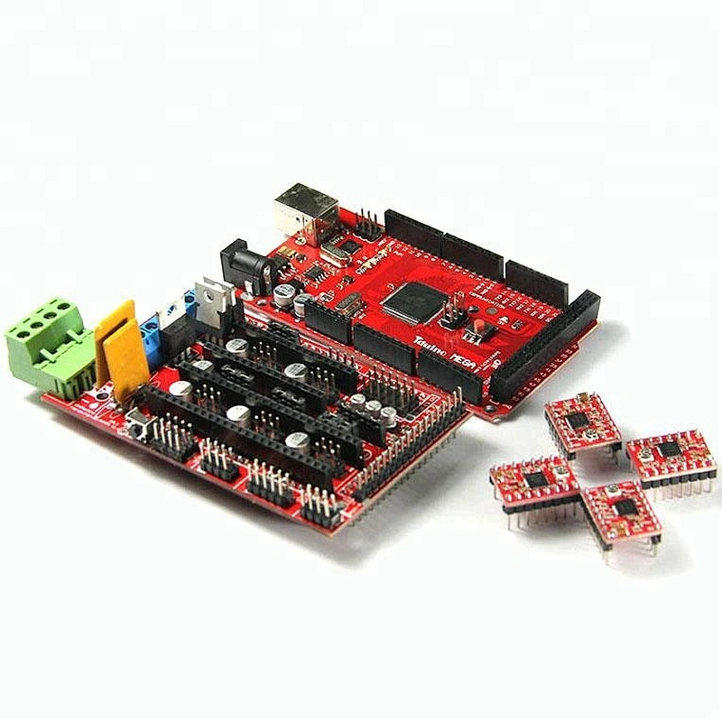 Reprap 3D Printer Full Set Kit Mega 2560 + RAMP 1.4 Extend Shield +4pcs DRV8825 Stepper Driver Set