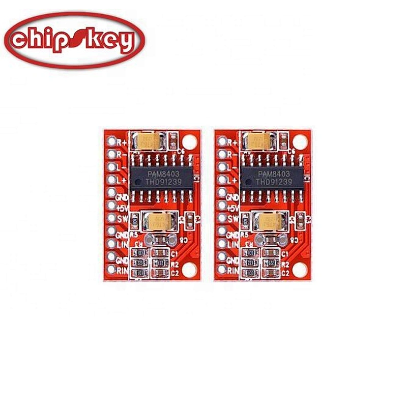Chipskey XH-M179 PAM8403 Amplifier Module High Power 2-Channel 3W Audio Super Mini Digital Amplifier Circuit Board