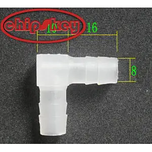 90 degree elbow water cooling device pump pipe fittings for diameter 7-8mm water pipe semiconductor water cooling connection