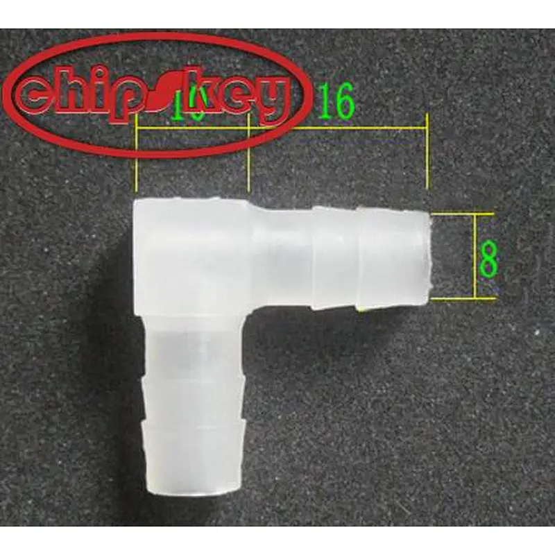 90 degree elbow water cooling device pump pipe fittings for diameter 7-8mm water pipe semiconductor water cooling connection